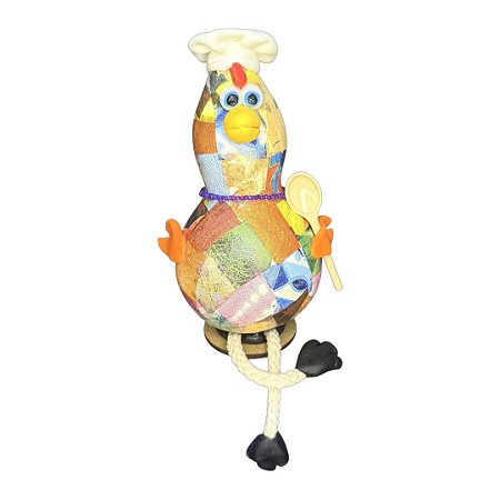 Galinha de Cabaça Gourmet Chef de Cozinha c/ Pernas – 13 a 15 cm