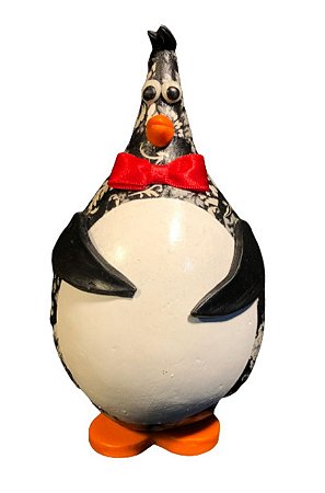 Pinguim Artesanal em Cabaça - Decoração Cozinha