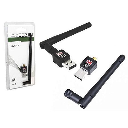 Adaptador Wireless Usb 2.4g 150mbps