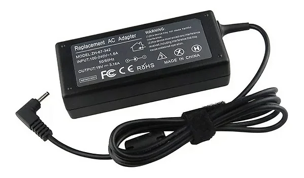 Fonte Carregador para Notebook Samsung 19V 3.16A 3.0x1.1mm KP-SG60A - Knup