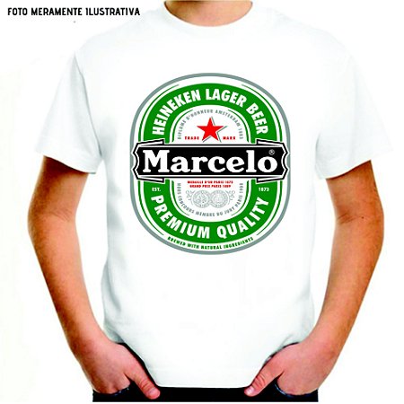 camisa personalizada da heineken
