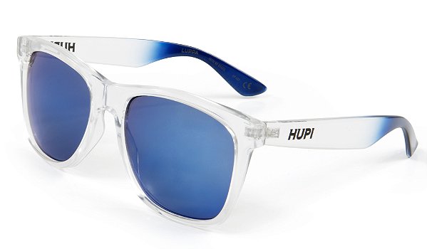 Óculos de Sol HUPI Luppa Armação Cristal/Azul - Lente Azul Espelhado - iRun  Store BR - Running Lifestyle