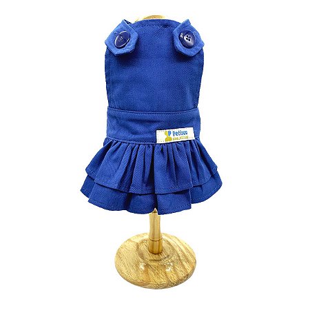 Roupa Pet para Cães Vestido Pet Babados Puro Algodão Alta Qualidade Petisco