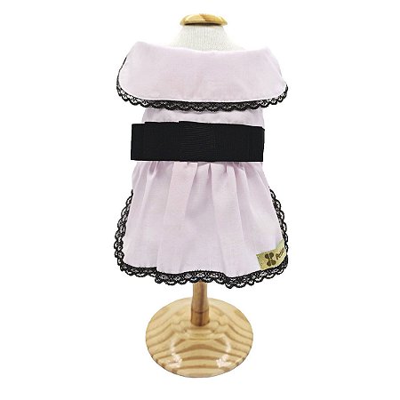 Vestido Pet para Cães Lux Laço Chanel Alta Qualidade Petisco