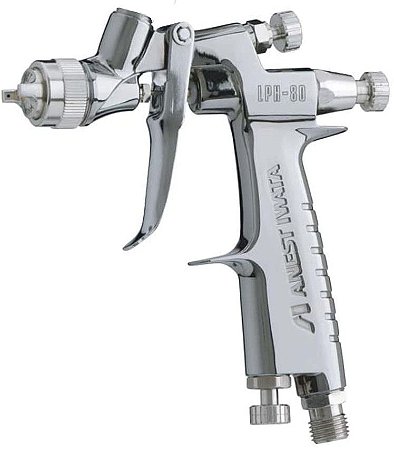 Pistola de Pintura LPH-80 Anest Iwata para retoque e reparos rápidos (sem caneca)