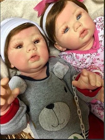 Bebê Reborn Gêmeos Casal