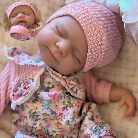 Bebê Reborn de Silicone Solido Livia