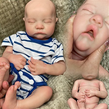 Bebê Reborn Molinho Rafa 40 cm