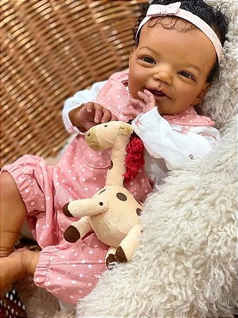 Bebê Reborn Katarine Morena Afro
