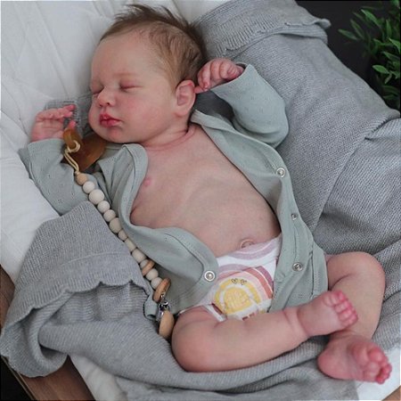 Bebê Reborn Silicone Menino Felipe
