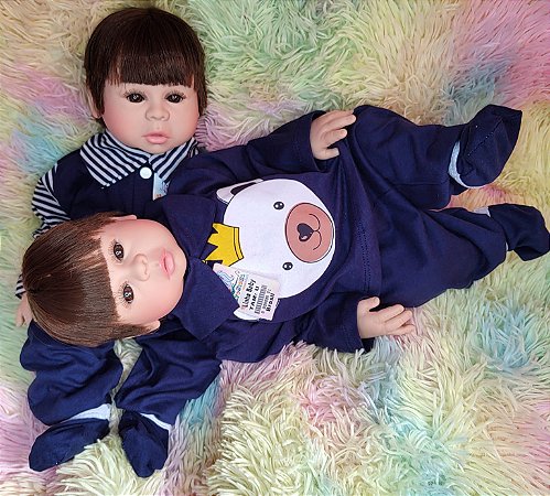 Boneco Bebê Reborn Gemêos(Ultima Unidade)