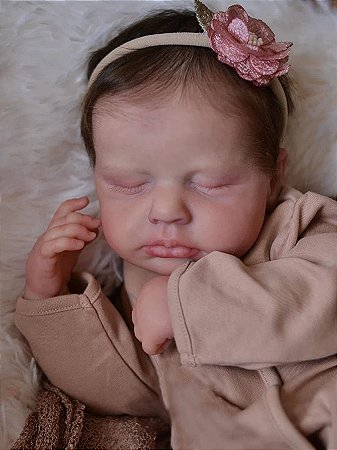 Bebê Reborn Hiper Realista Nadine