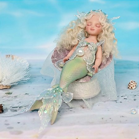 Boneca Sereia Reborn Silicone Macio