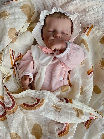 Bebê Reborn Recém Nascida Luiza