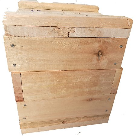 Caixa INPA 27x27cm para uruçus, mandaçaia, tubuna, mandaguaris