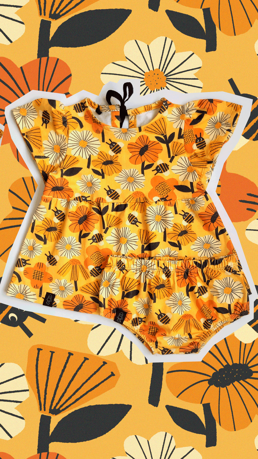 Vestido Calcinha Flor Bzzz