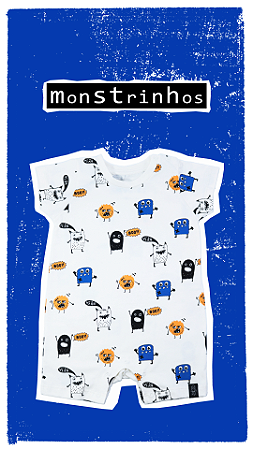 macacão monstrinhos