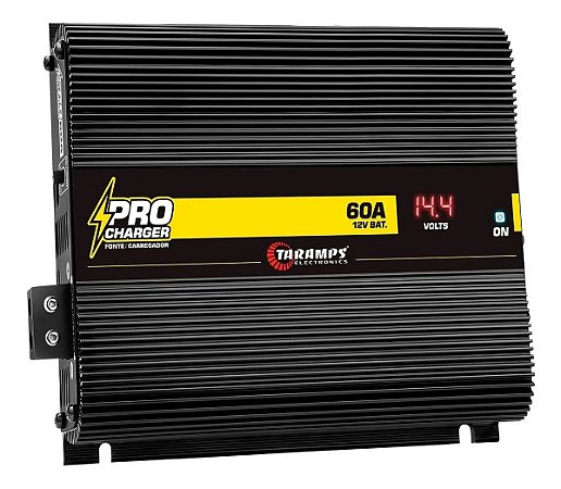 Fonte Automotiva Taramps 60a Procharger Bivolt Voltímetro