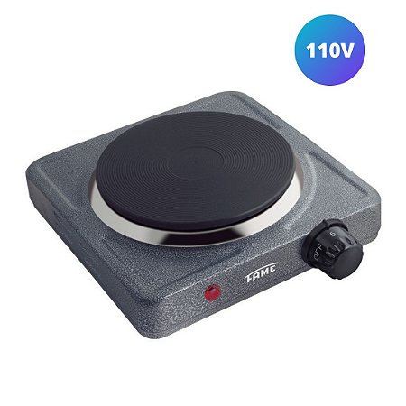 Fogão Elétrico Com 1 Prato Cooktop Mesa 127v 1000w Fame