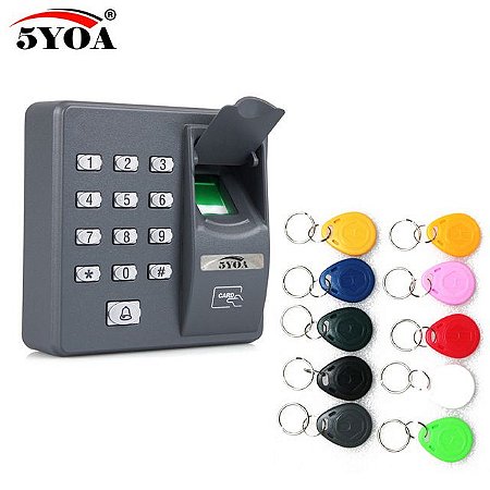 Controle Acesso Biométrico Impres. Digital Cartão E Chaveiro