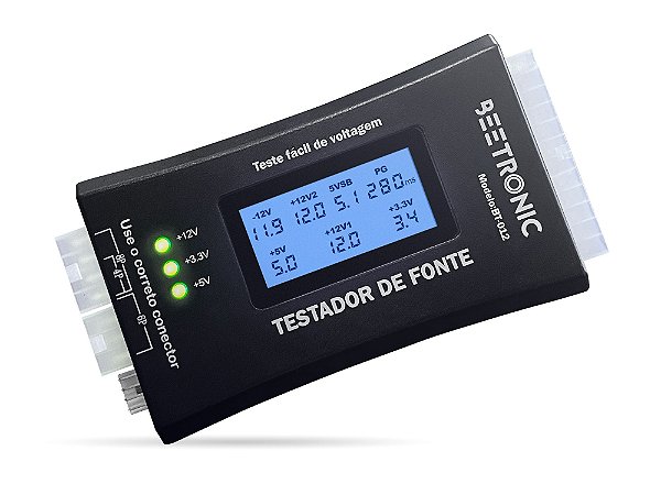 Testador de Fonte ATX Display Digital Beetronic BT-012