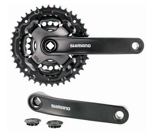 Pedivela Shimano Fc-ty301 3 X 8/7/6v 48/38/28d 170mm Preto