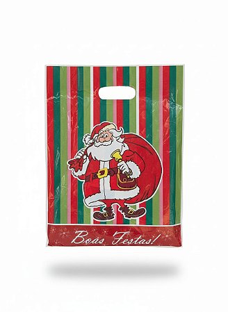 Sacola Estampada Natal 30x40