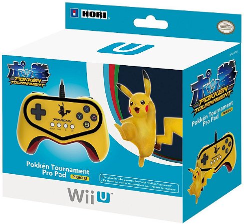 Controle Pokken Tournament Pikachu - Wii U