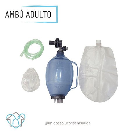 AMBÚ - COM ALÇA ADULTO - RESSUSCITADOR