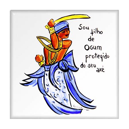 Azulejo Ogum - Linha Orixás