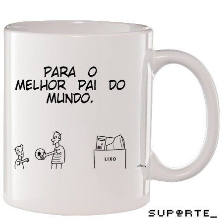 Caneca Branca Melhor pai do Mundo