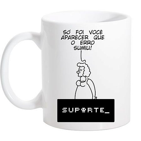 Caneca Branca Usuária