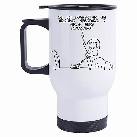 Caneca Térmica Compactar Vírus