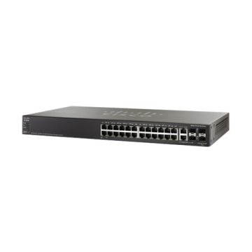 Switch PoE Cisco com 24 Portas Gigabit + 2 Gigabit/SFP + 2 SFP 5Gbe