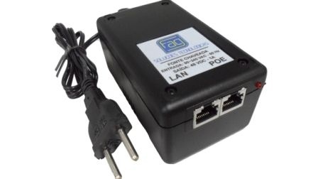 Injetor Box POE - 1 saída LAN e POE