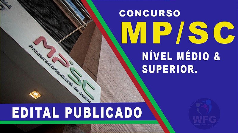 CURSO ONLINE PÓS-EDITAL MP/SC  2022-  ANALISTA EM ASSISTÊNCIA SOCIAL  - NÍVEL SUPERIOR (( EDITAL PUBLICADO))