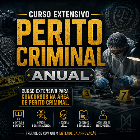 Perito Criminal Anual Online : (Estude para todos os concursos de Perito Criminal)