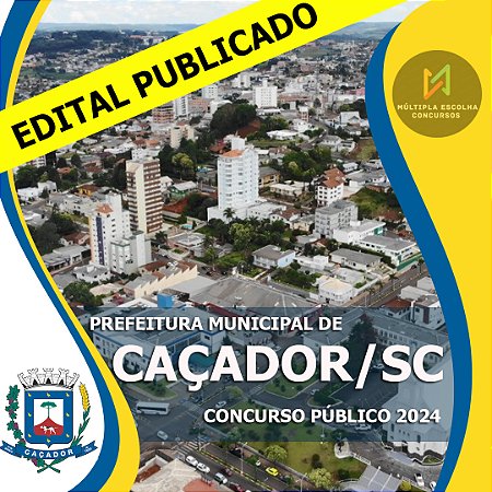 CURSO ONLINE PREFEITURA DE CAÇADOR 2024 -  ENFERMEIRO   - NÍVEL SUPERIOR (( CONCURSO PÚBLICO EFETIVO ))