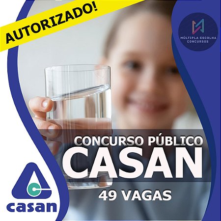 CONCURSO CASAN 2025 - ** AGENTE ADMINISTRATIVO OPERACIONAL   ** NÍVEL MÉDIO - EDITAL AUTORIZADO 49 VAGAS