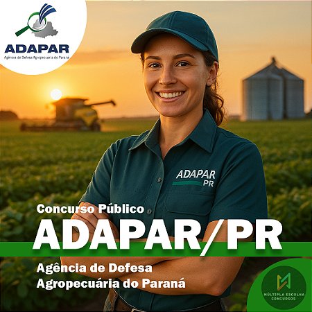 CURSO ONLINE ADAPAR/PR (Agencia de Defesa Agropecuária do Paraná) * MÉDICO VETERINÁRIO * - Pré e Pós-Edital.
