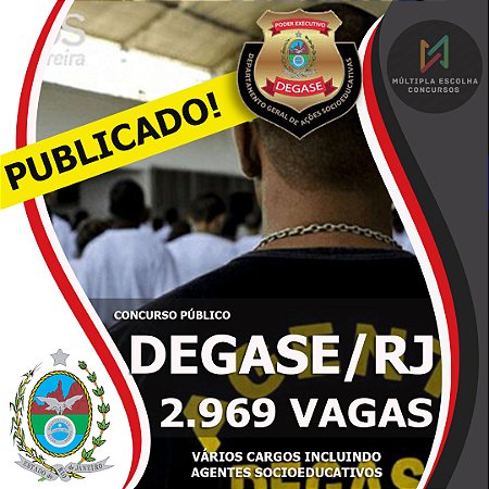 CURSO ONLINE PÓS-EDITAL DEGASE/RJ  2025 ** ASSISTENTE SOCIAL   ** Nível Superior - Promoção de Lançamento