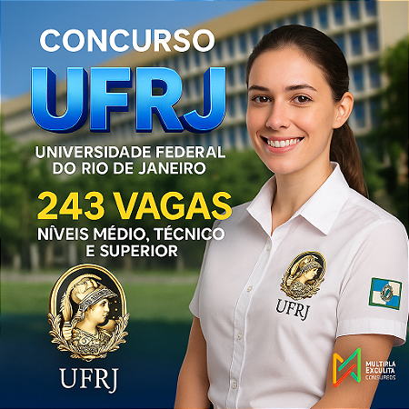 CURSO ONLINE PÓS-EDITAL UFRJ - Universidade Federal do RJ ** ASSISTENTE EM ADMINISTRAÇÃO ** Nível Médio