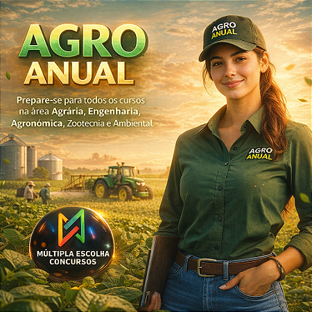 CURSO ONLINE AGRO ANUAL 2025 * Preparatório Completo para Cursos na área Agrária , Ambiental e Zootecnia para Concursos.