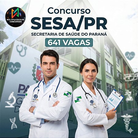 CURSO ONLINE PÓS-EDITAL SESA/PR - SECRETARIA DE SAÚDE DO PARANÁ ** MÉDICO VETERINÁRIO ** (Nível Superior)