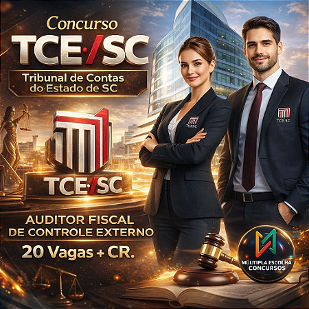 CURSO ONLINE PÓS-EDITAL TCE/SC TRIBUNAL DE CONTAS DE SC ( AUDITOR FISCAL : CIÊNCIAS CONTÁBEIS)