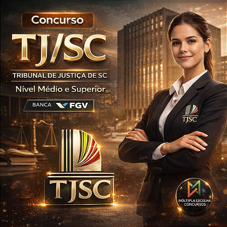 CURSO ONLINE PÓS-EDITAL TJ/SC - OFICIAL DE JUSTIÇA - ( Nível Superior )