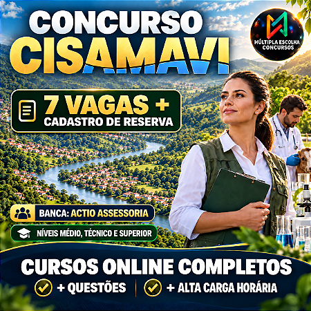 CISAMAVI 2026 — Analista Técnico I - Médico Veterinário — Nível Superior — Pós-Edital