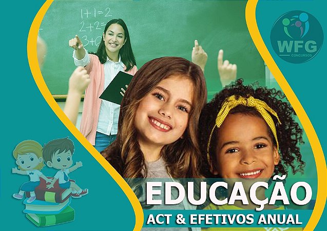 CURSO ONLINE ANUAL EDUCAÇÃO -  ACT & EFETIVOS - ANOS INICIAIS / EDUCAÇÃO INFANTIL / EDUCAÇÃO FÍSICA / ORIENTADOR / ED. ESPECIAL / GEOGRAFIA / CIÊNCIAS