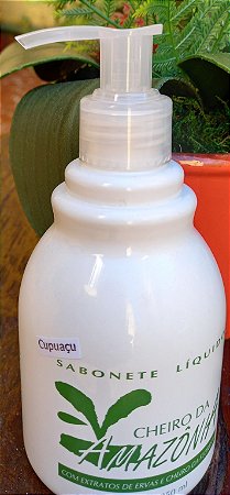 Sabonete Líquido Cheiro da Amazônia aroma cupuaçu 250ml válvula pump