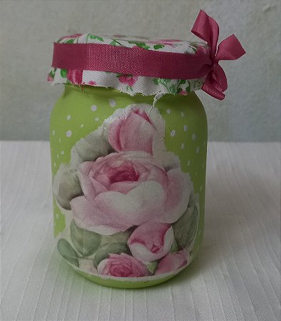 Vidro Baixo Pintado à Mão